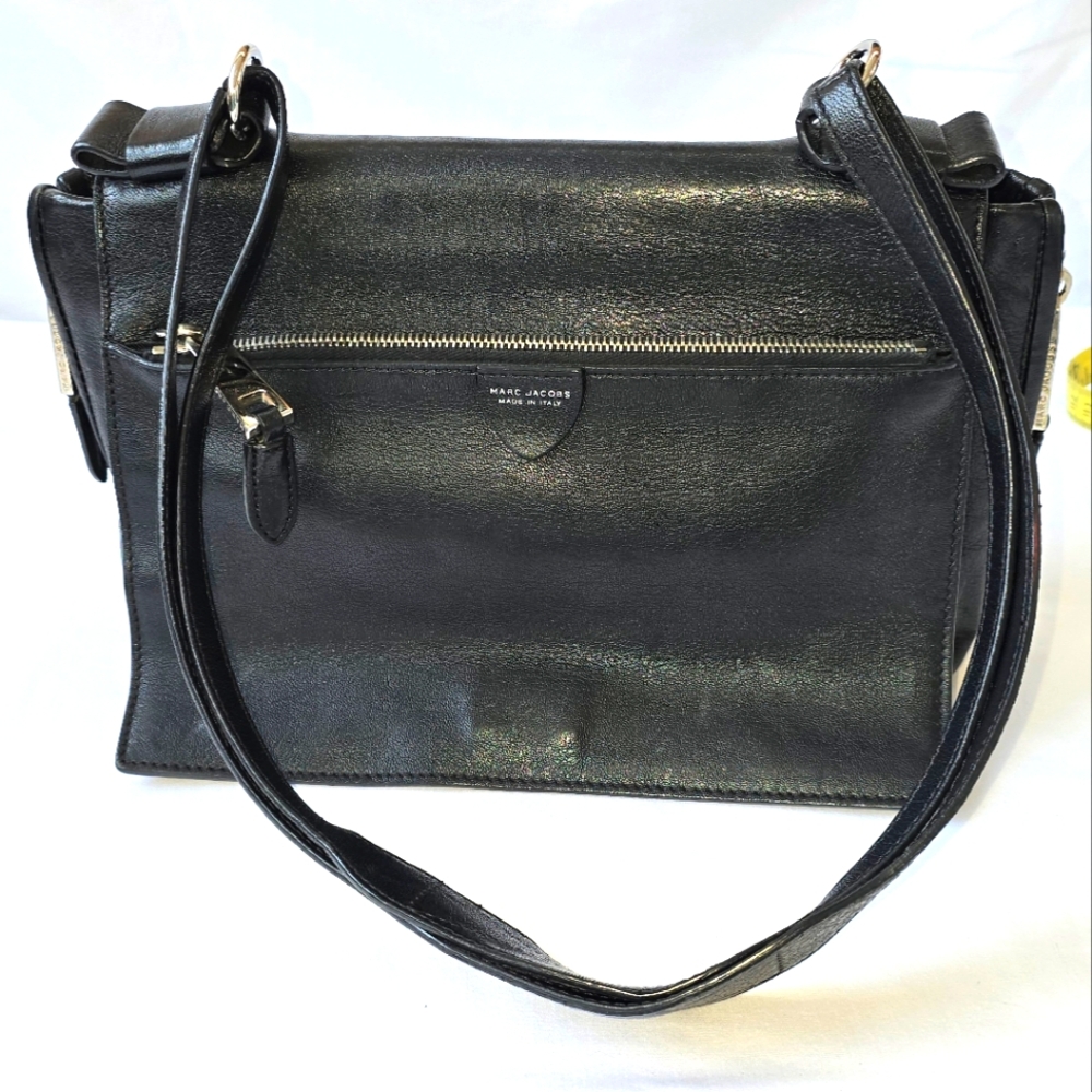 Original Marc Jacobs black leather shoulder bag
